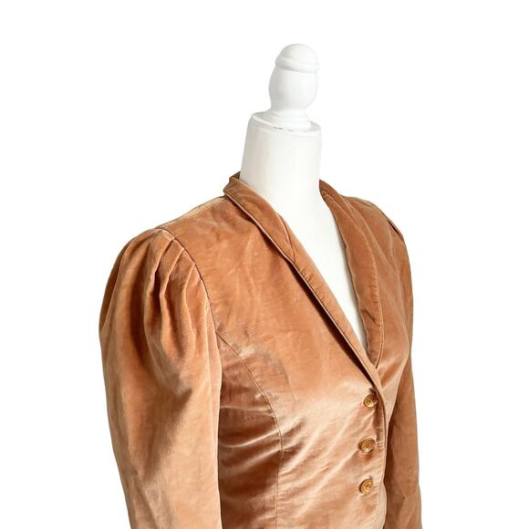 Vintage 1970s Patty Woodward Velvet Blazer Jacket Small - Picture 4 of 11